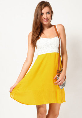 Yellow Flair Dress