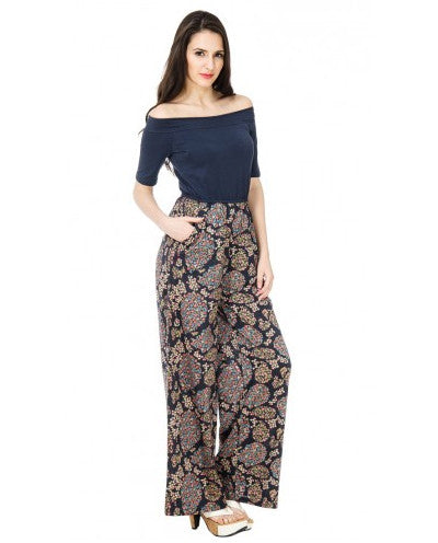 Flower Prints Palazzo Pants